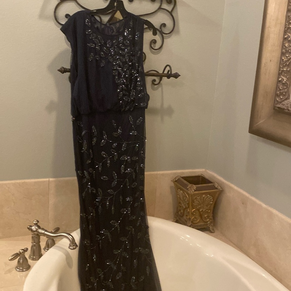 Beaded evening dress